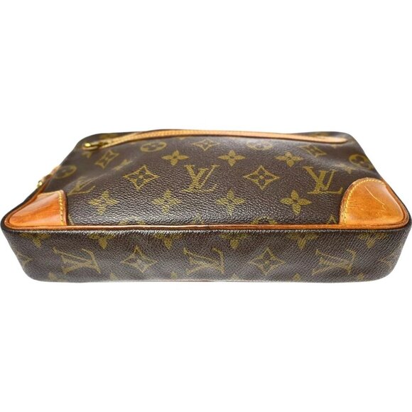 409241BT (L3) Louis Vuitton Clutch Bag Dragonne GM Brown Monogram - Picture 4 of 10